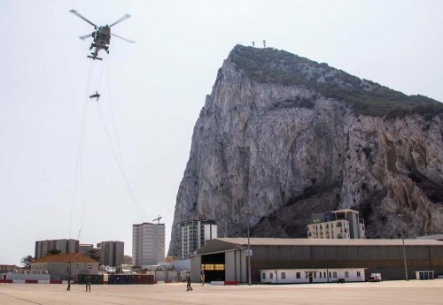 Stunning swoop on Gibraltar airport by Royal Marine commandos